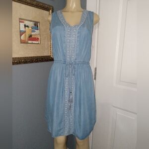 KNOX ROSE DENIUM DRESS SZ LG